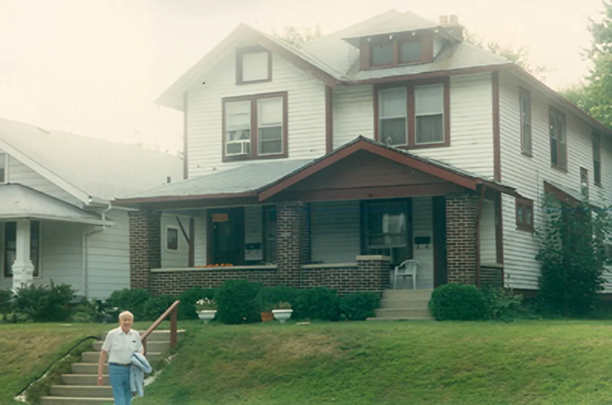 Bill Peet's boyhood home on North Riley Avenue, Indianapolis, Indiana
