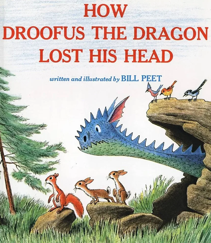 Clarion Books Edition cover of How Droofus the Dragon Lost His Head