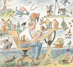 An early version of the cover