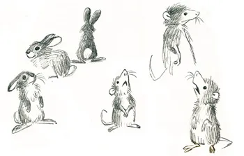 The woodland creatures: illustration