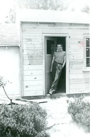 Bill Peet in his Elmer Street studio