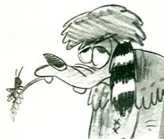 Californy 'er Bust, story sketch by Bill Peet, c.1945