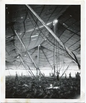 The circus big top, photographed by Bill Peet