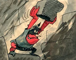 Demon study by Bill Peet, c.1958