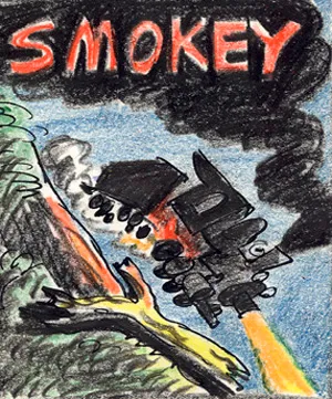 Early cover design for Smokey