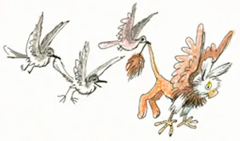 A flying lesson: illustration