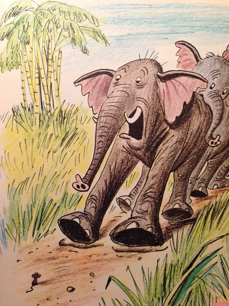 Elephants on the march in Goliath II