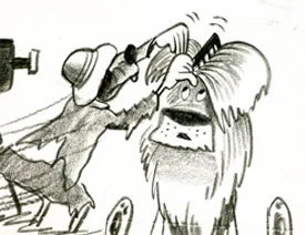 African Diary, story sketch by Bill Peet, c.1945