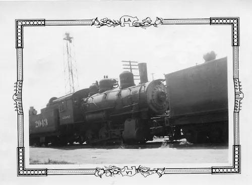 A steam locomotive Bill Peet photographed for reference