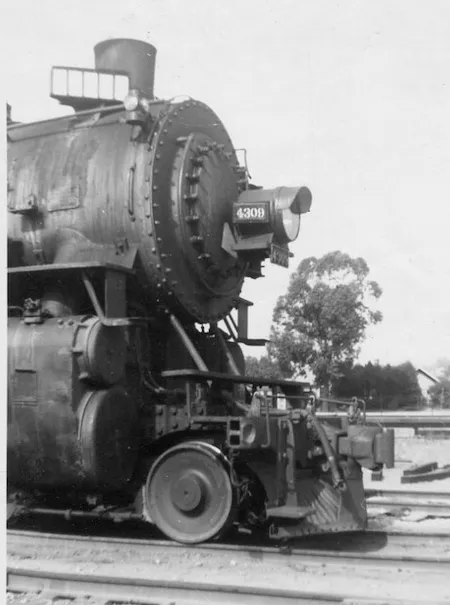A steam locomotive Bill Peet photographed for reference