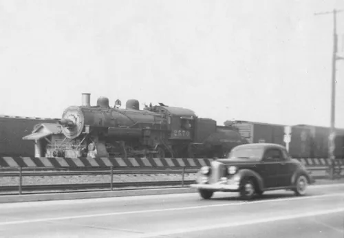 A steam locomotive Bill Peet photographed for reference