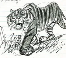 A character study of the tiger Shere Khan from The Jungle Book, by Bill Peet