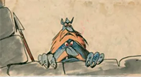 Sleeping Beauty story sketch by Bill Peet, c.1958