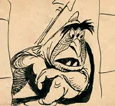 Sleeping Beauty story sketch by Bill Peet, c.1958