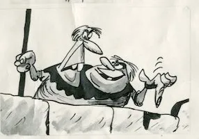 Goblin character studies for Sleeping Beauty by Bill Peet