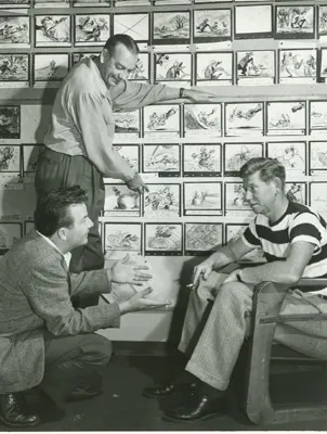 A Bill Peet story sketch for Song of the South, work that fellow animators studied closely