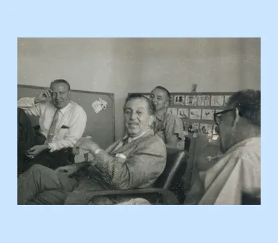 A sketch of Walt Disney by Bill Peet, who worked under him for twenty-seven years